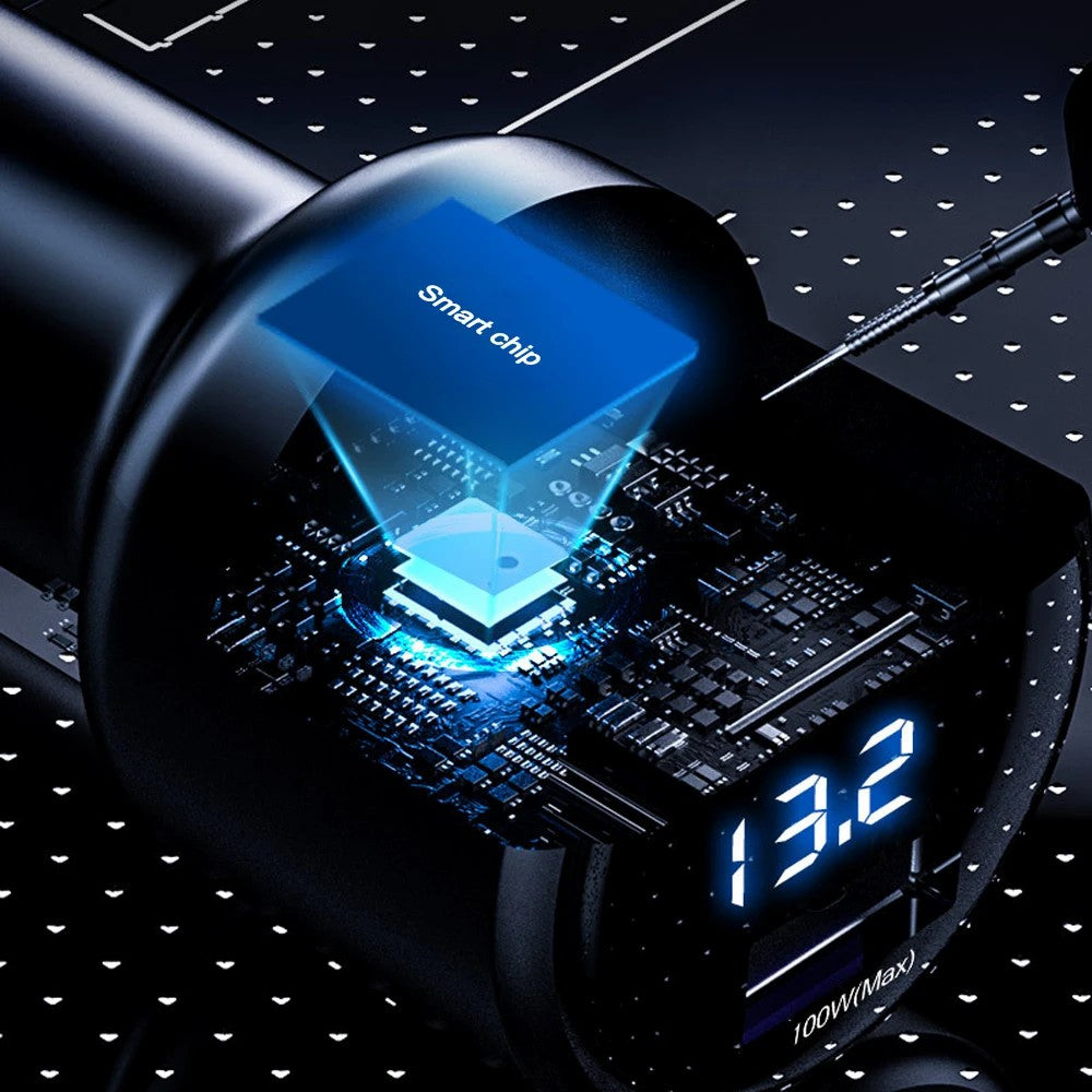 P6J 200W Phone Fast Car Charger Dual USB Phone Charging Adapter 12V-24V Cigarette Lighter Adapter P6J 200W Phone Fast Car Charger Dual USB Phone Charging Adapter 12V-24V Cigarette Lighter Adapter